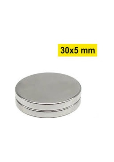 Neodyum Mıknatıs 30x5 Mm 5 Adet