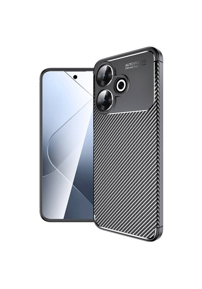 Xiaomi Redmi 13 4g Kılıf Zore Negro Silikon Kapak Siyah
