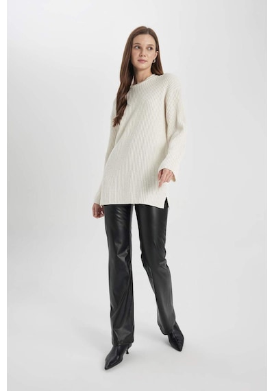 Defacto Regular Fit Kazak Tunik B6325AX24SPER109 Ekru