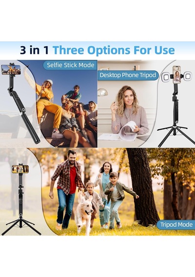 71 Otomatik Yüz İzleme Selfie Çubuğu Ve Tripod, 360 Döndürme, Aı Hareket Kontrolü, Film Çekimi İçin Hareket Diğer