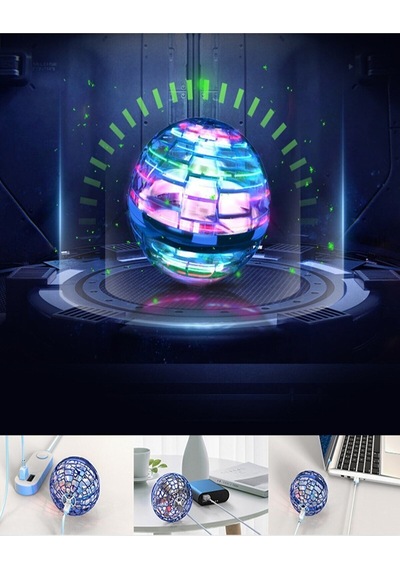 Mobgift Pro Uçan Top Dönen Oyuncak El Sensörlü Şarjlı 360 Derece Dönen
