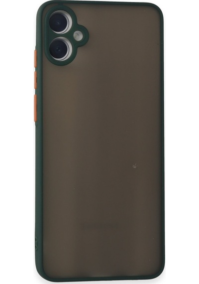 Newface Samsung Uyumlu Galaxy A05 Kılıf Montreal Silikon Kapak - Yeşil Yeşil