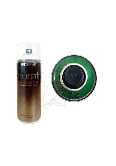 Motip Carat Parlak Yaprak Yeşil Sprey Boya 400 ML - Ral6002