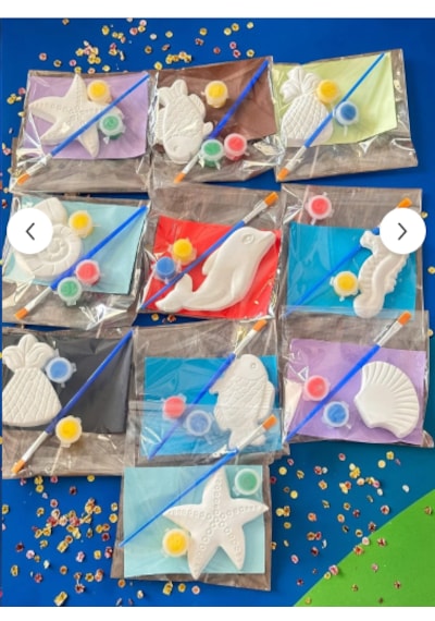 Deniz Temalı Taş Boyama Seti Karışık 10 Adet Xxl Boy/ Doğumgünü, Karne Hediyesi, Okul Etkinlik, Workshop