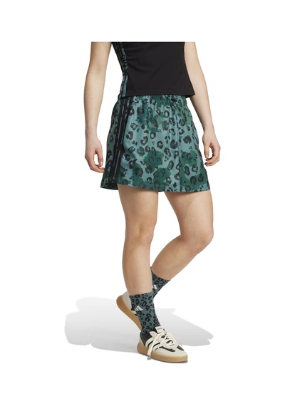 Adidas All Over Print Ski Kadın Yeşil Etek Yeşil