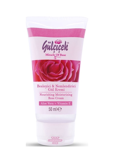 Gülçiçek Aloe Vera Katkılı E Vitaminli Gül Kremi 50 ML