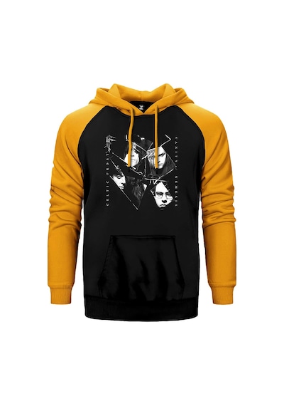 Celtic Frost Vanity Nemesis Sarı Renk Reglan Kol Kapşonlu Sweatshirt Sarı
