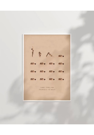 Çerçevesiz Poster Kendine Dön