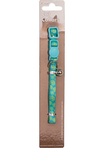 Muratech Eastland Klipsli Çiçek Baskılı Kedi Tasması 22-30c