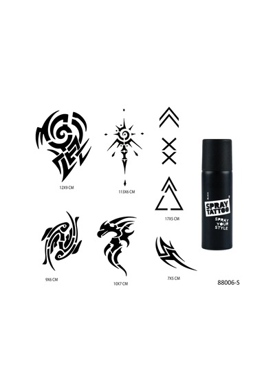 Airbrush Tattoo Tribal Modeller Spray Tattoo Geçici Sprey Dövme Seti Airbrush Tattoo Tribal Modeller Spray Tattoo Geçici Sprey Dövme Seti