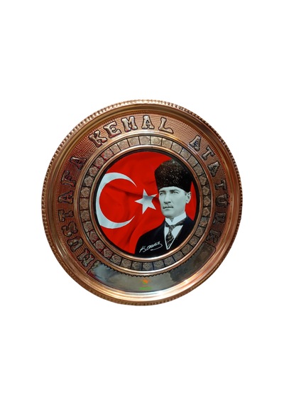 Atatürk Tablo Bakır Tablo M.k.atatürk Tablosu Özel Elişçiliği