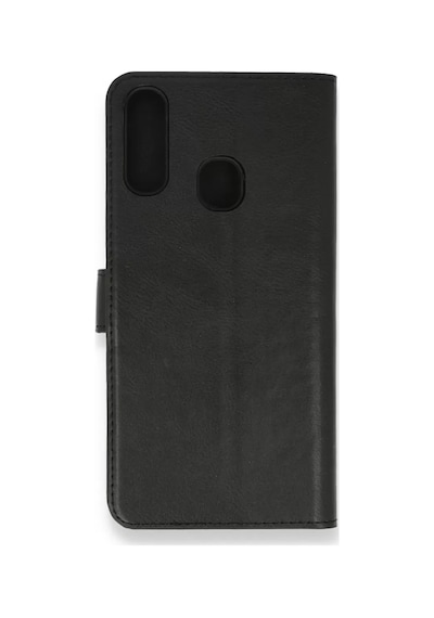 Newface Samsung Galaxy A20s Kılıf Trend S Plus Kapaklı Kılıf - Siyah