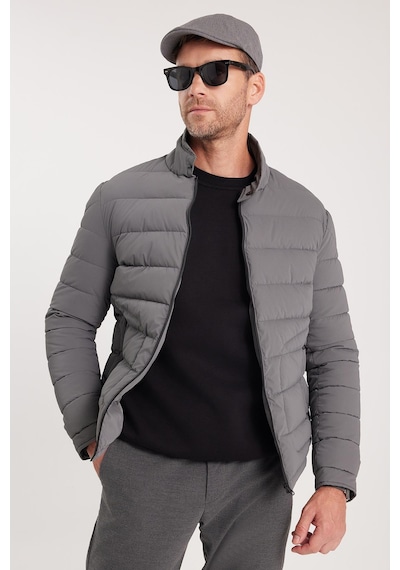 Tudors Erkek Regular Fit Klasik Kesim Dik Yaka Çift Cepli Sıcak Tutan Gri Şişme Mont-41801 Gri Tudors Erkek Regular Fit Klasik Kesim Dik Yaka Çift Cepli Sıcak Tutan Gri Şişme Mont-41801 Gri