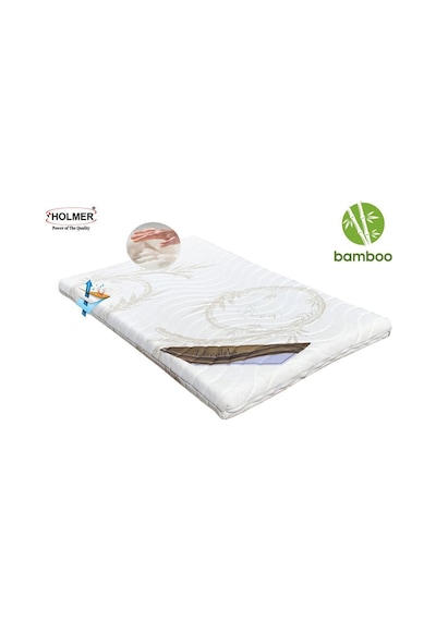 Holmer Kids Natural Soft Bambu Park Yatak Yataığı - Oyun Parkı Yatağı - Beşik Yatağı 70 x 110