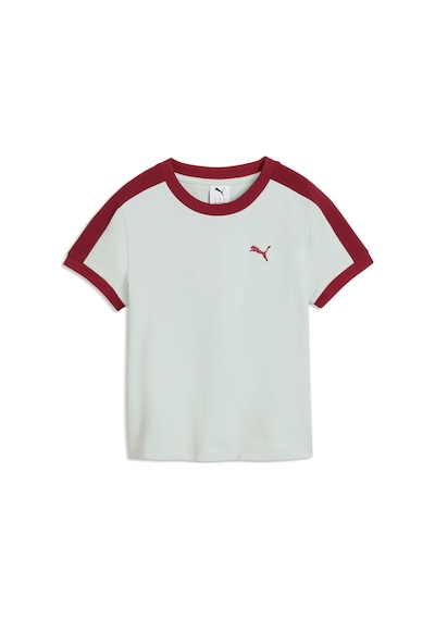 Puma T7 Kadın Dar Kesim Tişört 632129 29 Yeşil