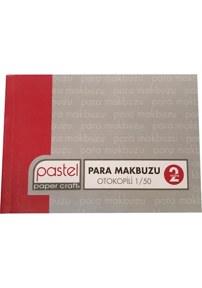 Pastel 2-50 Otocopyli Para Makbuzu 6 Adet