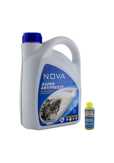 Nova Ultra -25 Derece 3 Litre Yeşil Antifriz +cam Sabunu