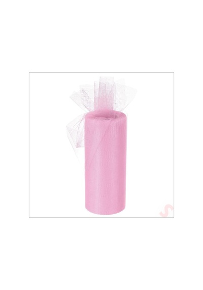 Süsleme Tülü Grek Tül Rulo, 66 Cm X 10 Mt - Pembe 0-99