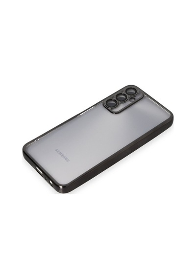 Samsung Galaxy A05s Uyumlu Kılıf Lensli Silikon - Siyah