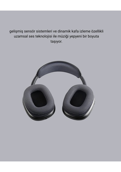Kablosuz Kulak Üstü Kulaklık H1 Çipli, Üç Mikrofonlu, 5 Saat Kesintisiz Dinleme Çok Renkli