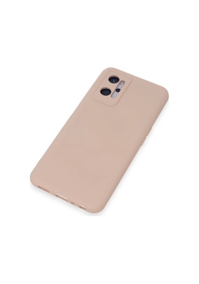 Realme 9i 4g Kılıf Nano İçi Kadife Silikon - Pudra Renkli
