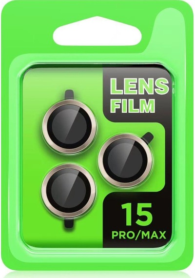 Apple iPhone Uyumlu  15 Pro Raze Metal Kamera Lens - Gümüş