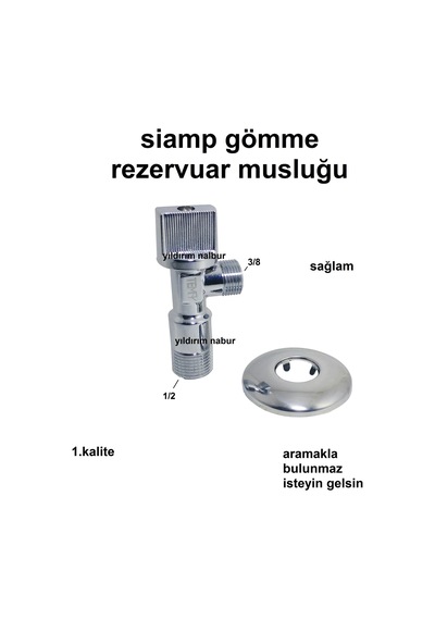 Siamp Gömme Rezervuar Doldurma Musluğu İç Takım Musluk