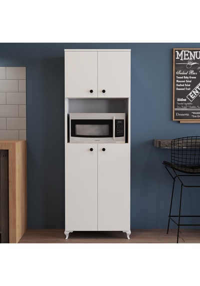 Moxen Beyaz Mikrodalga Fırın Dolabı Mfd1001Byz