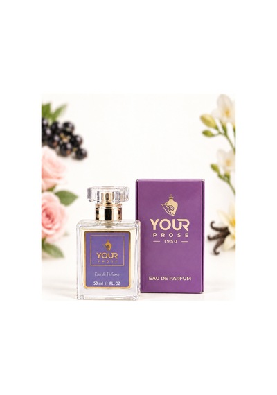 Your Prose K101 Siyah Frenk Üzümü, Gül Ve Vanilya Notalı Meyvemsi Çiçeksi Kadın Parfümü Edp 50 Ml - 8690352000012yp101 Meyveli