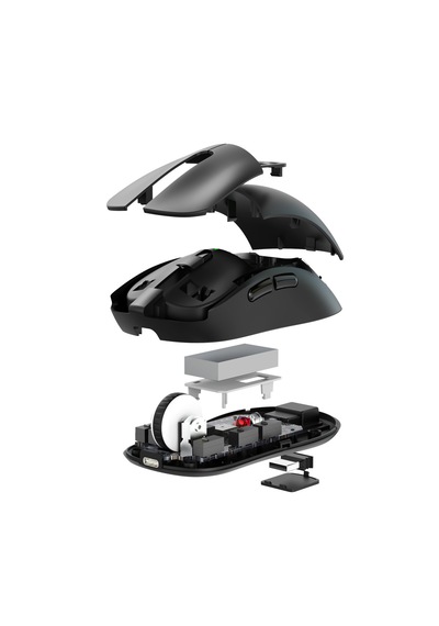 Banza Gaming Mouse 24000 Dpi Tri-mode Kablosuz Paw3311 Sensör Makro Yazılımlı Gaming Mouse