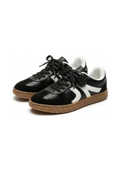 Fort Cool Berry Anatomik Rahat Cırtlı Sneaker Kız Çocuk Ayakkabı Siyah - Beyaz