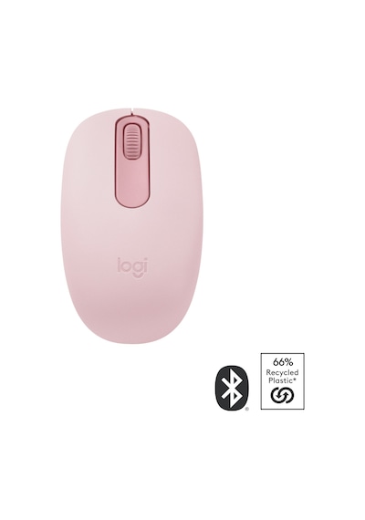 Logitech M196 Bluetooth Kablosuz Kompakt Pc Ve Mac İle Uyumlu Mouse - Pembe