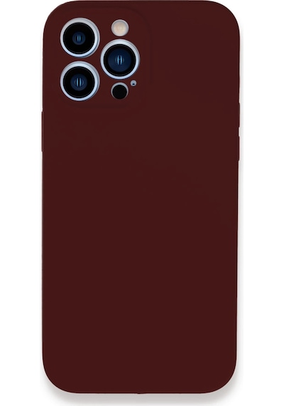 Cosmotex Newface Apple iPhone Uyumlu  13 Pro Max Kılıf Lansman Legant Silikon - Bordo