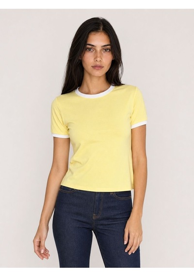 Loft Slim Fit Kadın Tshirt K.kol Lf2044188 Q1.v1 Sarı