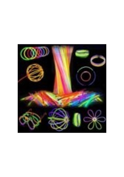 Glow Stick Fosforlu Neon Çubuk Bileklik Parti Konser Bilekliği 1 Adet Diğer