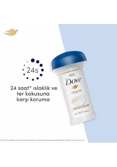 Original Kadın Stick Deodorant 1/4 Nemlendirici Krem Yeni 50 Ml