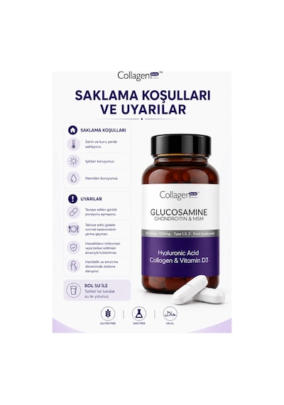Collagen Forte Platinum Glucosamine Chondroitin Msm Collagen Tip 1-2-3 90 Tablet