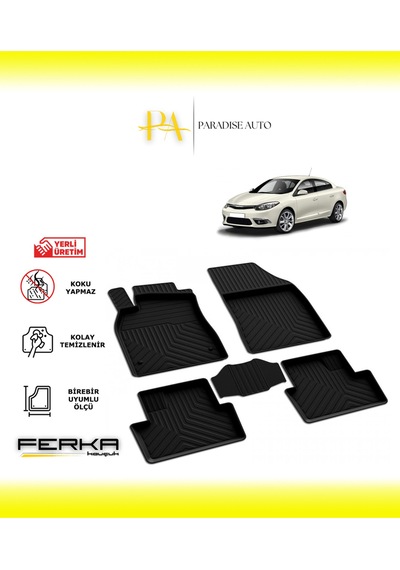 Renault Fluence 2010 Ve Üstü 4d Havuzlu Paspas