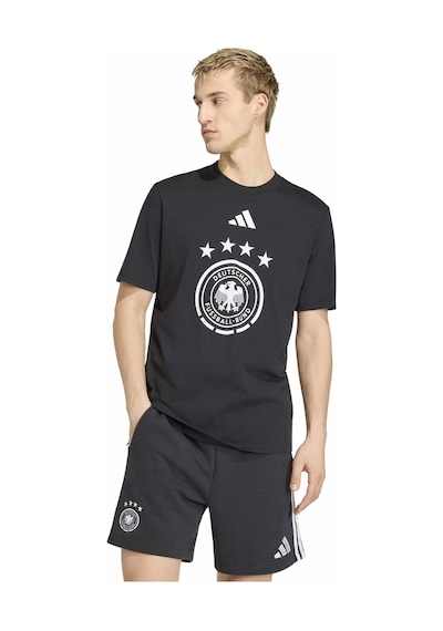 Black Adidas Erkek Almanya Futbol T-shırt Dfb Dna Gr Tee Kb4404 Siyah