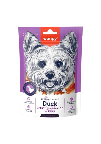 Wanpy Deri Üzerine Ördek Sargılı Köpek Ödül Maması 100gr