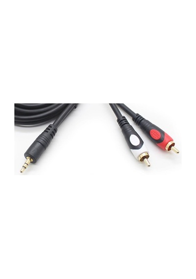 3.5Mm Stereo To 2 Rca Kablo Özel Seri 1.8 Metre