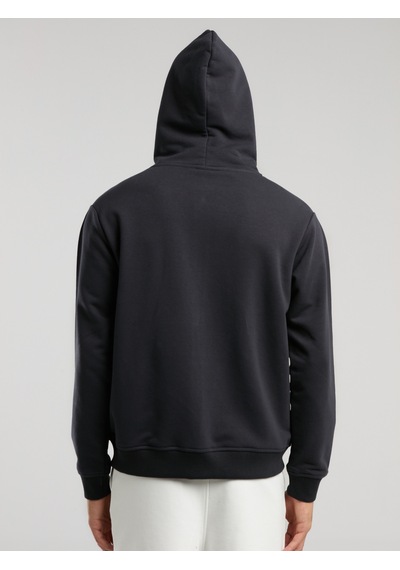 Everlast Ever Essentials Regular Antrasit Erkek Kapüşonlu Full Zip Sweatshirt Antrasit