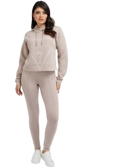 Guess Kadın Üçgen Logolu Scuba Sweatshi Rt Gri