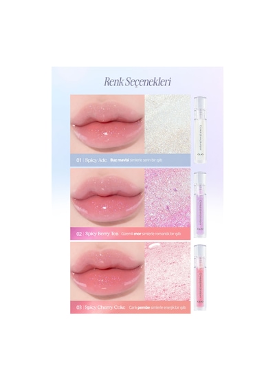 Clıo Crystal Gloss Plumper 03 Spicy Cherry Coke
