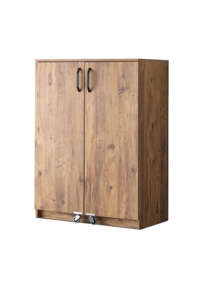Çok Amaçlı 2 Kapaklı Mutfak Erzak Kiler Dolabı 80x52x120cm