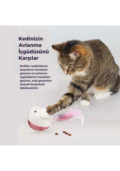 Hunt N Swat Treat Tumblers Ödül Maması Hazneli Kedi Oyuncağı - Dayanıklı Ve Güvenli