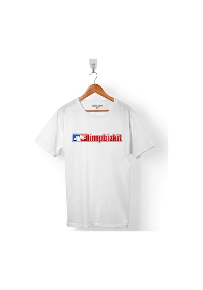 Beyaz Limp Bizkit Limpbizkit Logo Sembol Rock Rap Numetal Unisex Tişört T01b2421 001