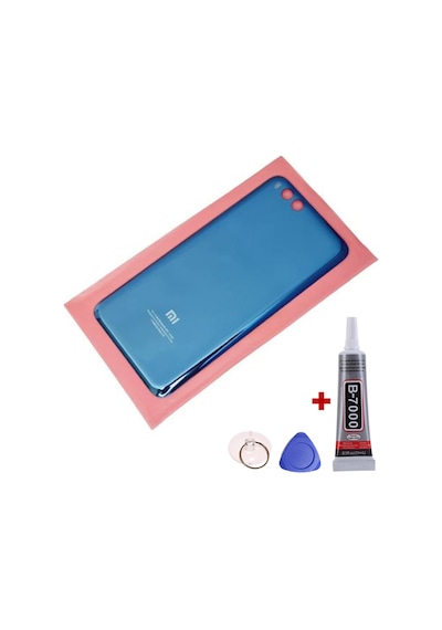 Xiaomi Mi 6 Mavi Arka Kapak Batarya Kapağı Pil Kapağı Yapışkan Ve Sökme Aparatıyla Beraber Full Set Mavi