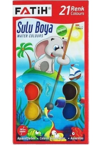 Fatih Sulu Boya K-21 Renk Çok Renkli