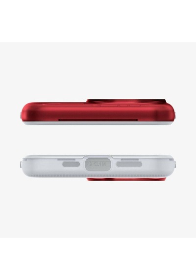 Spigen İphone 15 Pro İle Uyumlu Kılıf Classic C1 İmac G3 Desing Magfit Magsafe Uyumlu Ruby Kırmızı